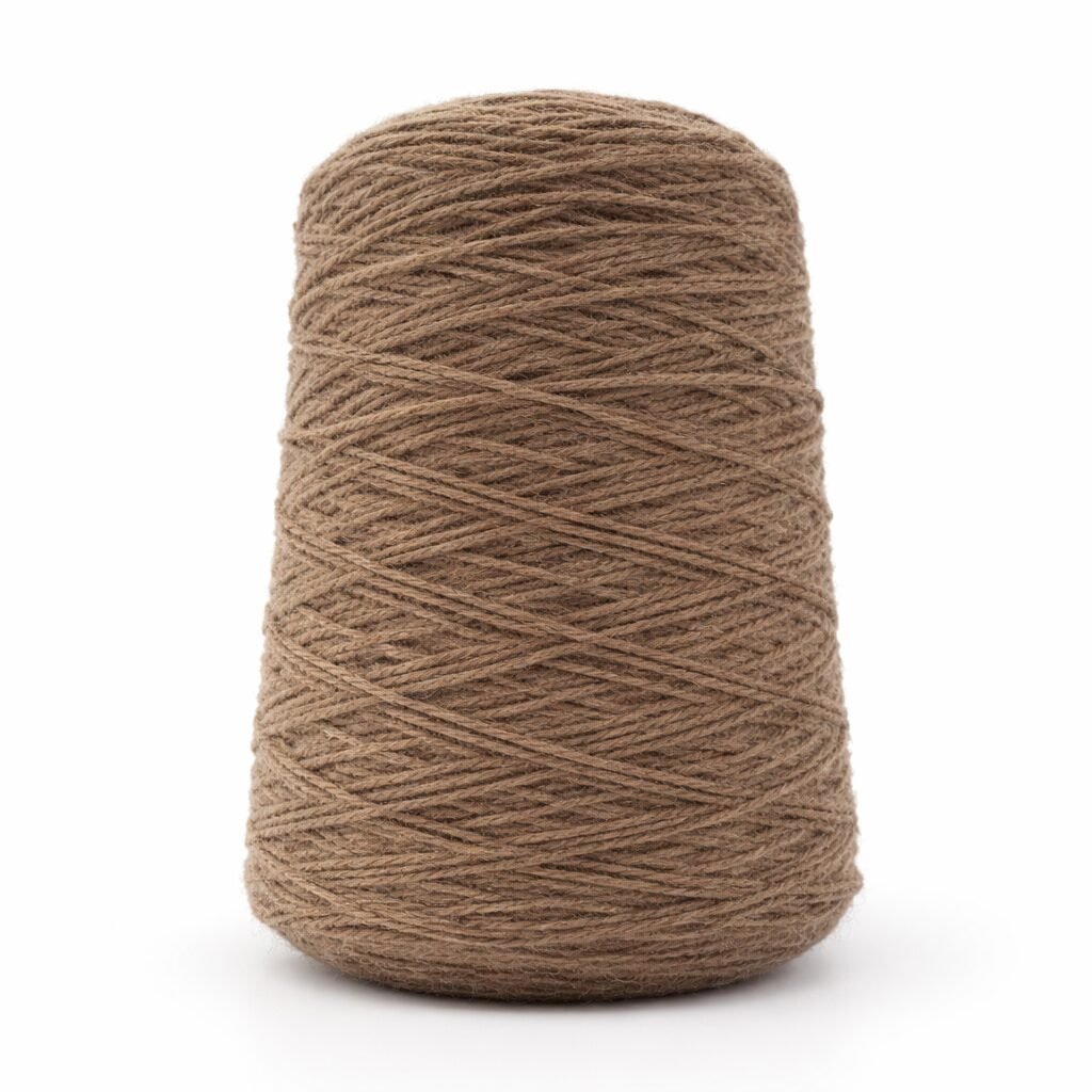 Tufting siūlai 100% Naujosios Zelandijos vilna Ruda 500 g