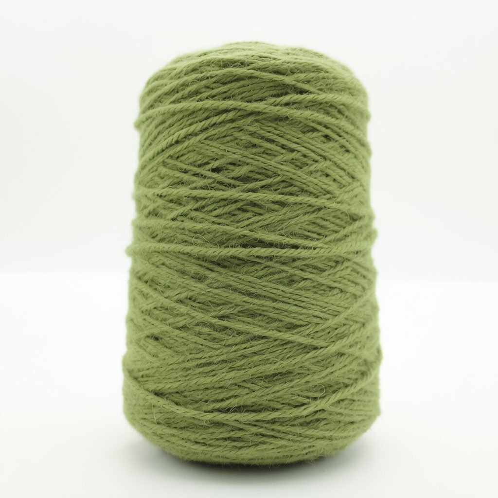 Tufting siūlai 100% Naujosios Zelandijos vilna Alyvuogių žalia 500 g